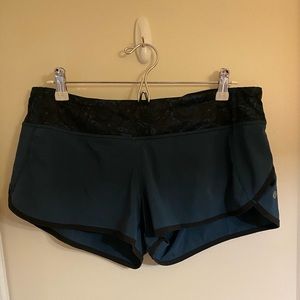 Lululemon dark teal shorts